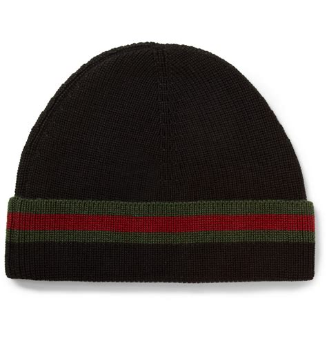 gucci beanie hat sale|gucci hat men black.